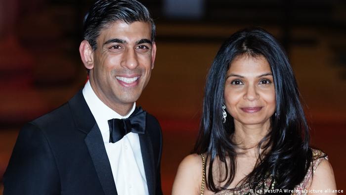 UK | Rishi Sunak und seine Frau Akshata Murthy 